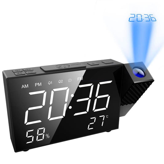 Radio Réveil Projecteur Design (Secteur)-Reveilleur