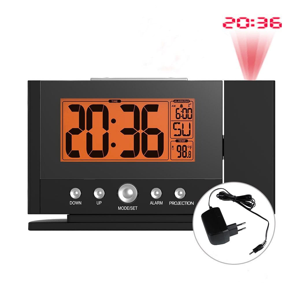 Radio Réveil Projecteur Électrique-Reveilleur