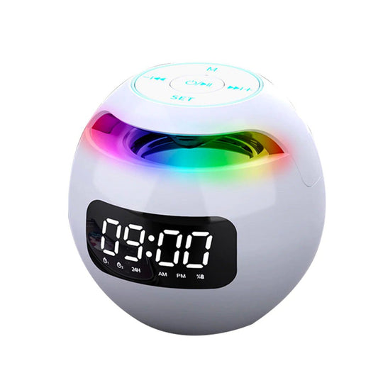 Réveil Connecté Enceinte Bluetooth-Reveilleur