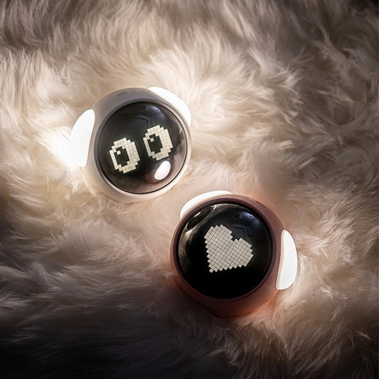 Réveil Rose Adorable Interactif - Dimensions de 11x10.5 CM-Reveilleur