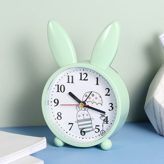Réveil Lapin Simple Muet Enfants - Dimensions de 16.5x11 CM-Reveilleur
