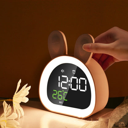 Réveil Lapin Numérique LED Muette - Dimensions de 15x12 CM