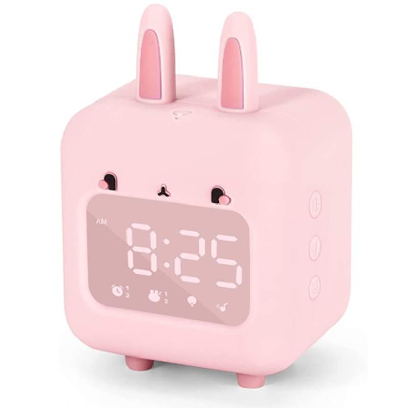 Cute Rabbit Children's Alarm Clock - Dimensions of 15x10 CM