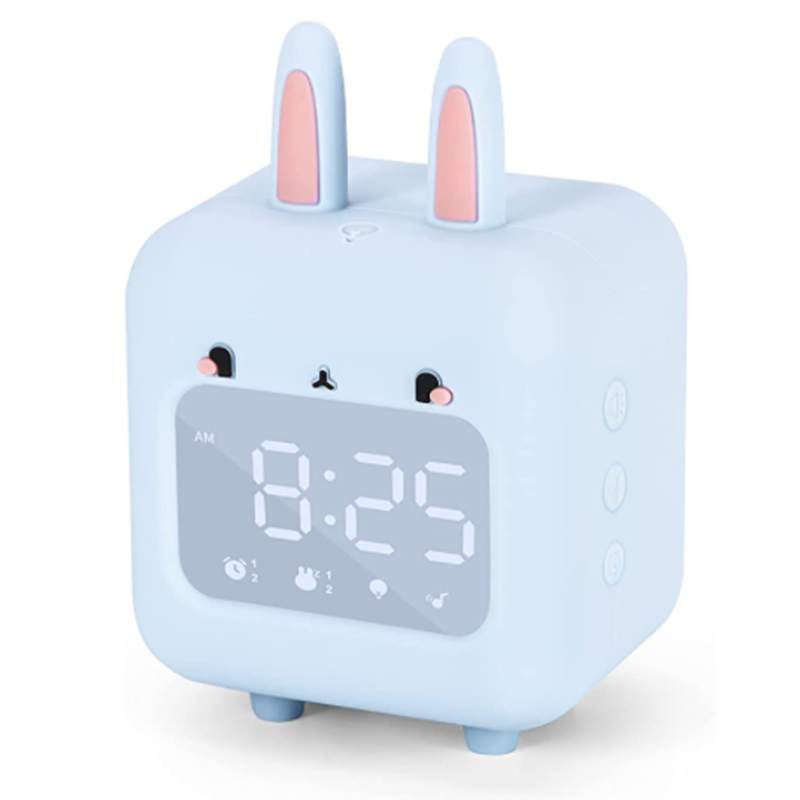 Cute Rabbit Children's Alarm Clock - Dimensions of 15x10 CM