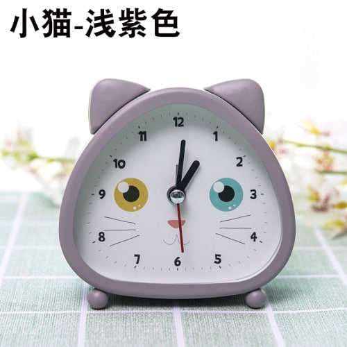 Cute Mute Rabbit Alarm Clock - Dimensions of 12x10 CM