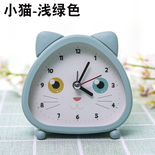 Cute Mute Rabbit Alarm Clock - Dimensions of 12x10 CM