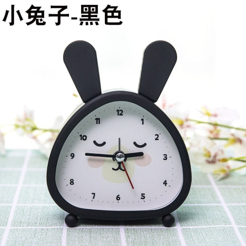 Cute Mute Rabbit Alarm Clock - Dimensions of 12x10 CM