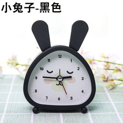 Cute Mute Rabbit Alarm Clock - Dimensions of 12x10 CM
