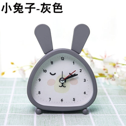 Cute Mute Rabbit Alarm Clock - Dimensions of 12x10 CM