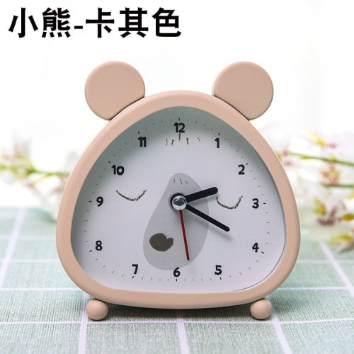 Cute Mute Rabbit Alarm Clock - Dimensions of 12x10 CM