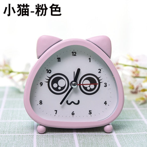 Cute Mute Rabbit Alarm Clock - Dimensions of 12x10 CM