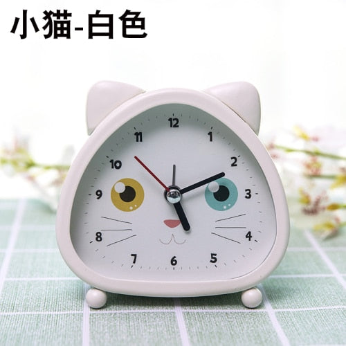 Cute Mute Rabbit Alarm Clock - Dimensions of 12x10 CM