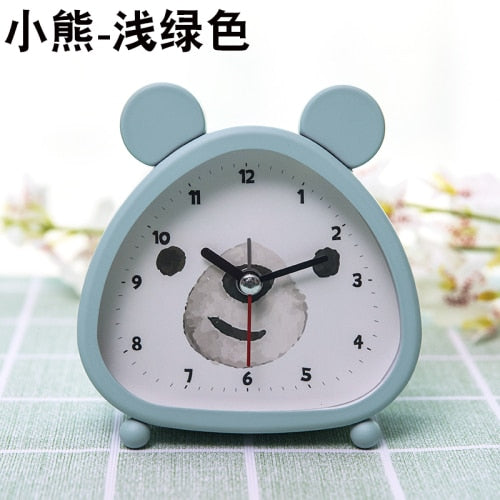 Cute Mute Rabbit Alarm Clock - Dimensions of 12x10 CM