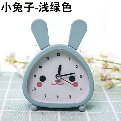 Cute Mute Rabbit Alarm Clock - Dimensions of 12x10 CM